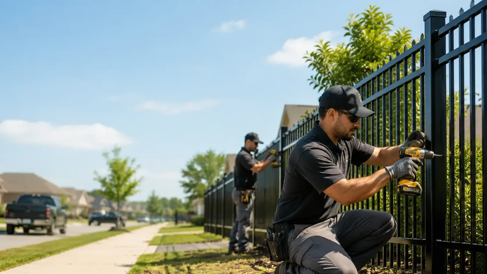 Metal Fence Installation in Farmville, VA